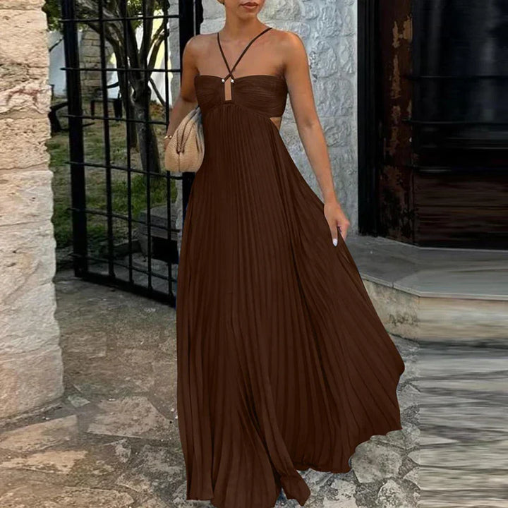 Nadelya Summer Halter Maxi Dress