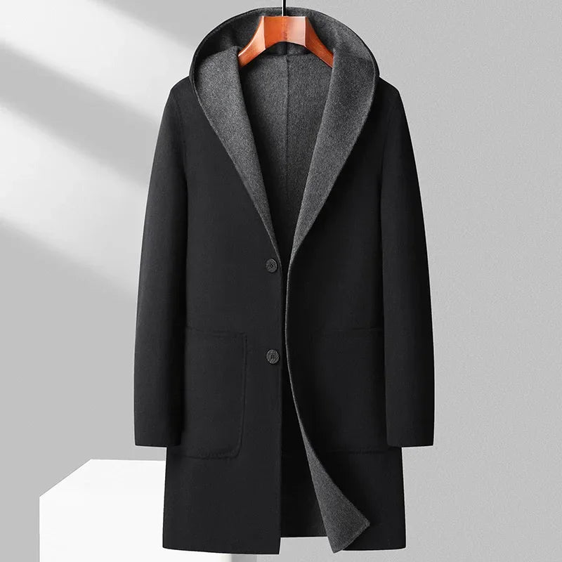 Charles Merino Wool Overcoat