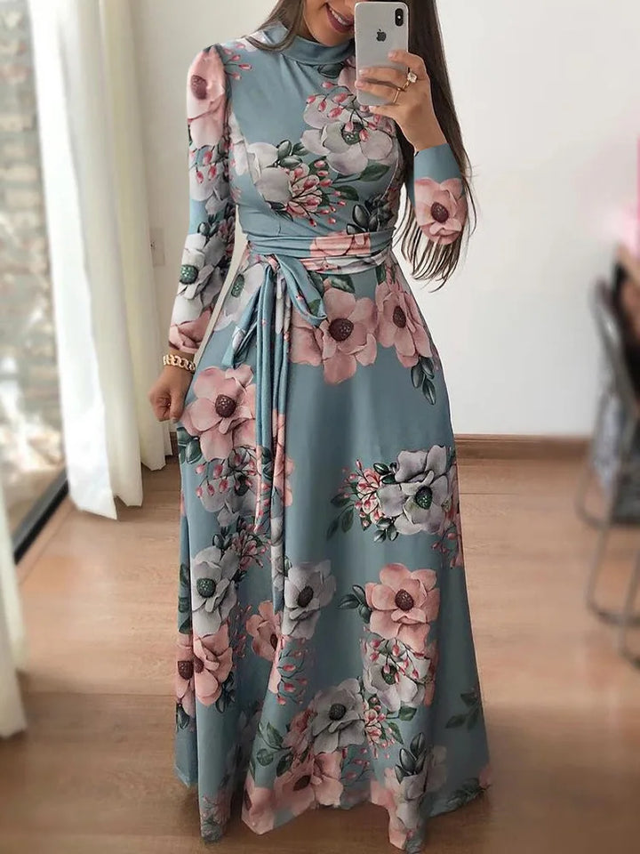 Melora Floral Long Sleeve Maxi Dress
