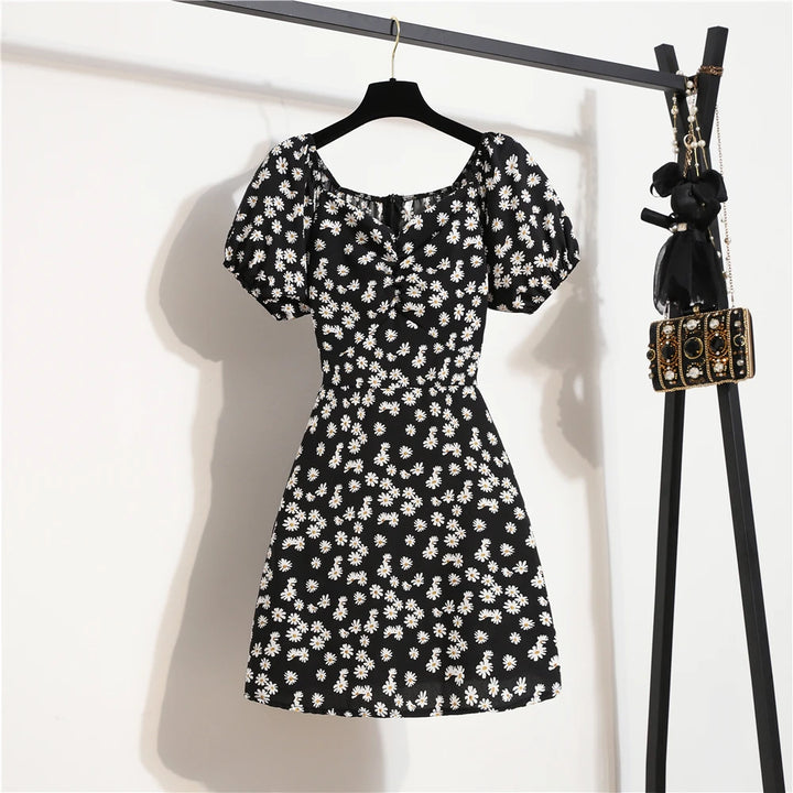 Liora Floral Chiffon Mini Dress