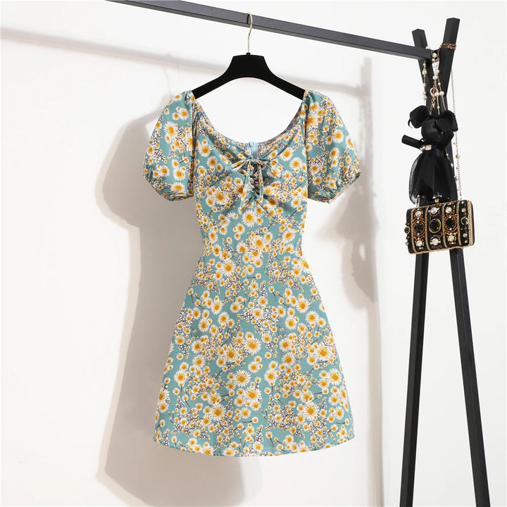 Liora Floral Chiffon Mini Dress