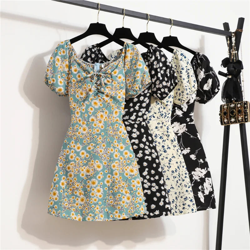 Liora Floral Chiffon Mini Dress