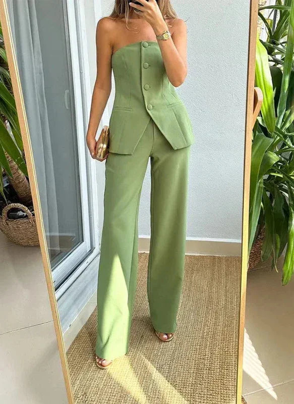 Alina - Graceful Sleeveless Set