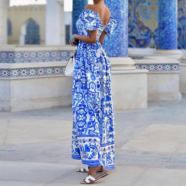 Solmera Summer Off-Shoulder Maxi Dress