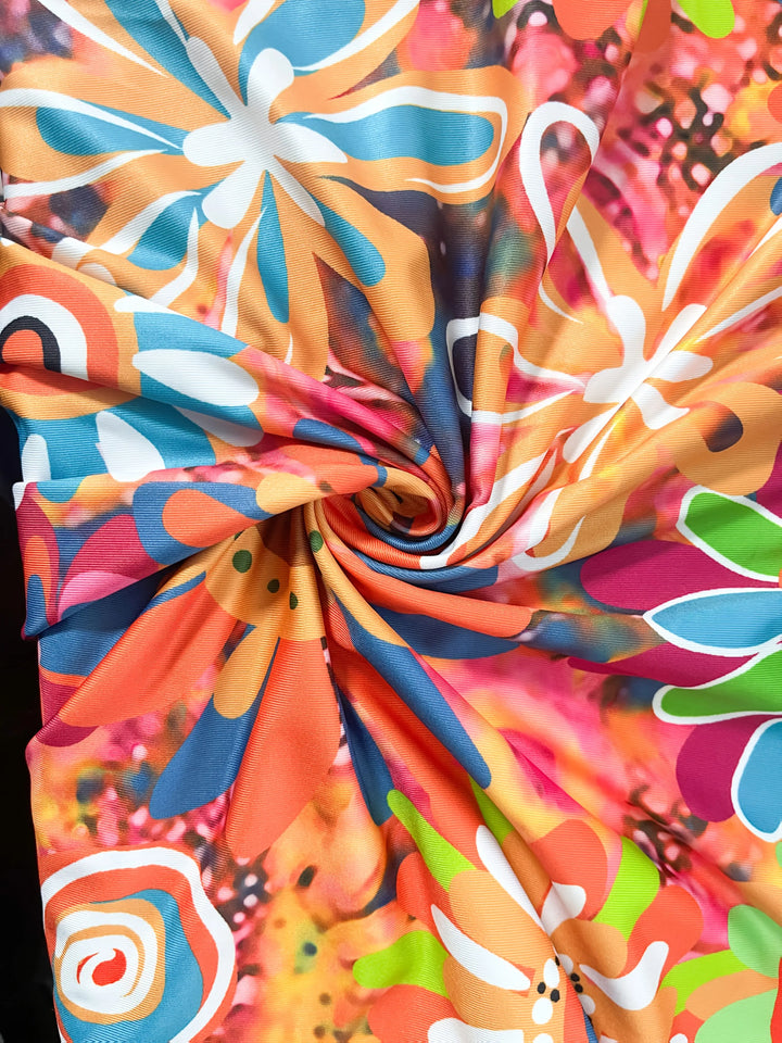 Noelia Vibrant Floral Sleeveless Dress