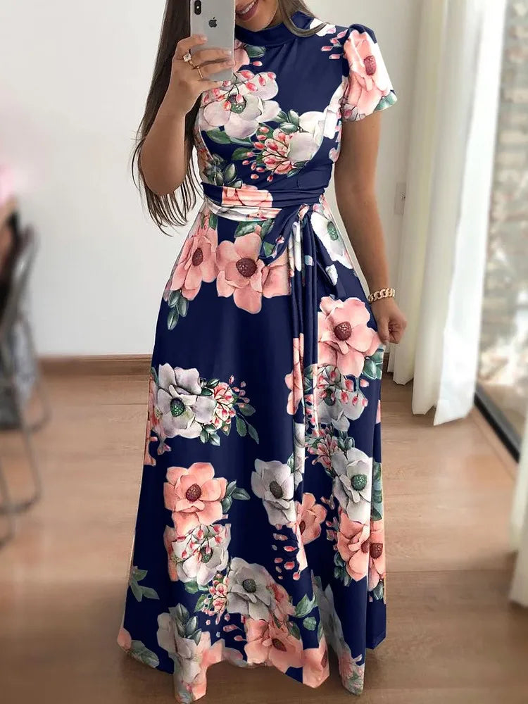 Melora Floral Long Sleeve Maxi Dress
