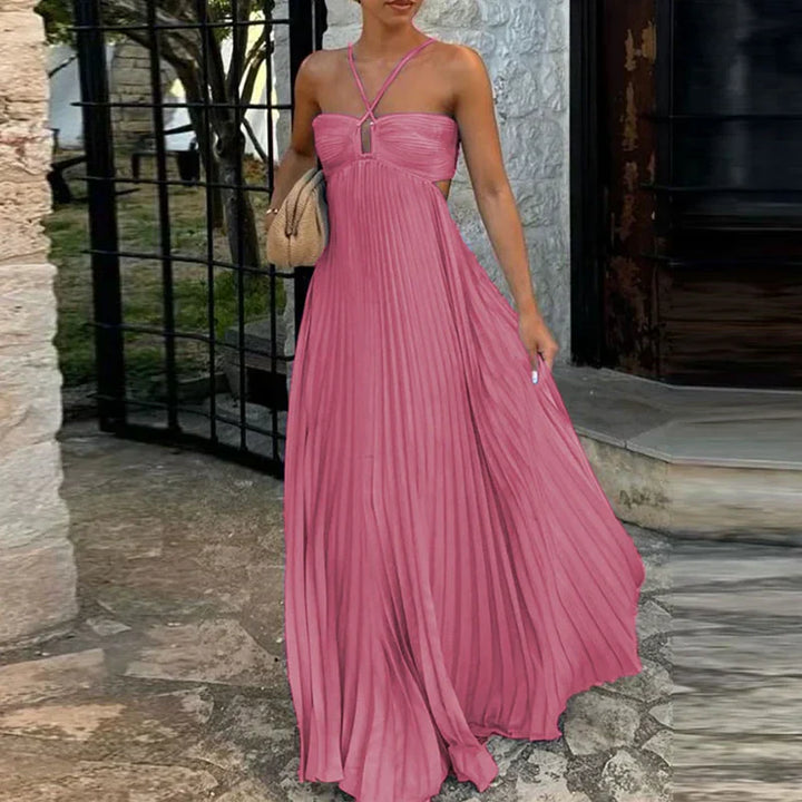 Nadelya Summer Halter Maxi Dress