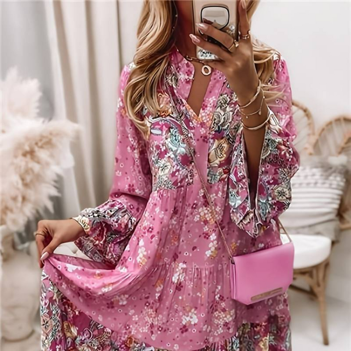 Soraya Bohemian Print Dress