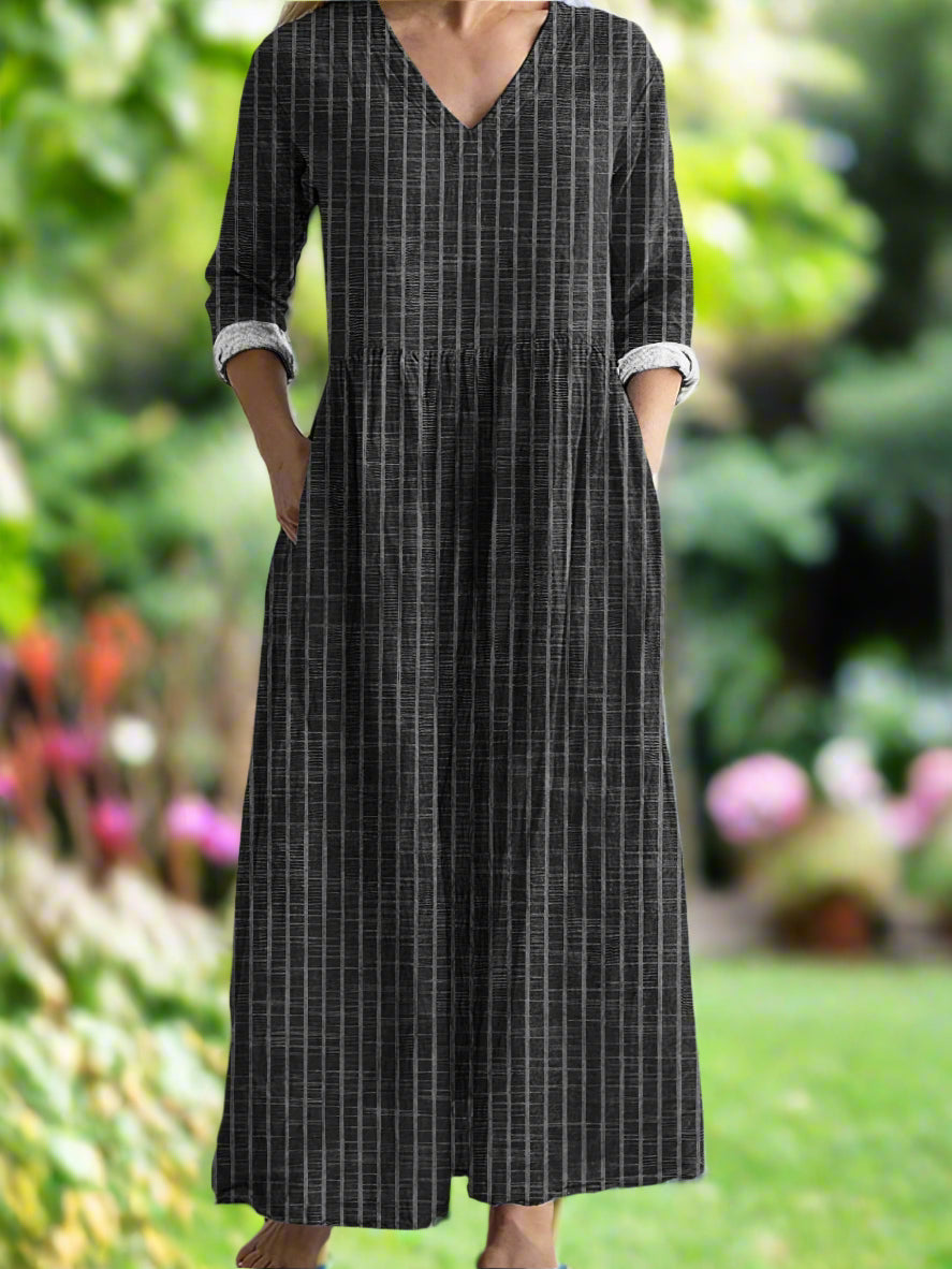Melora Striped Everyday Dress