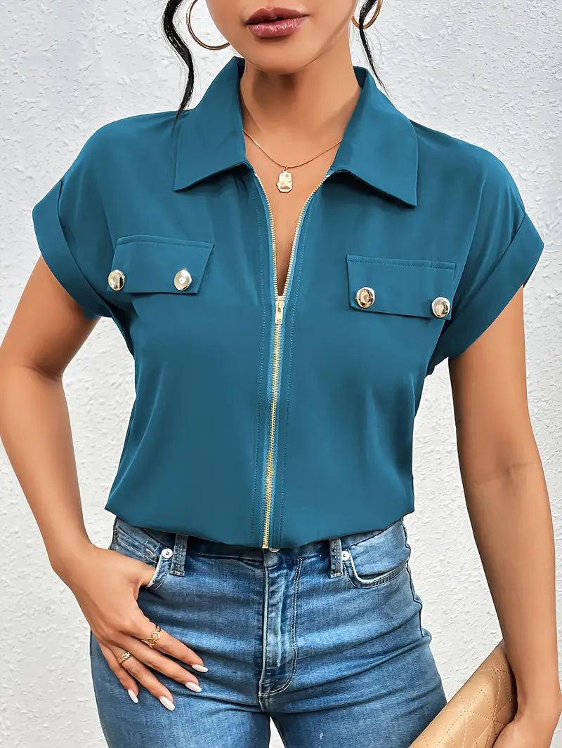 Isaline Short Sleeve Blouse