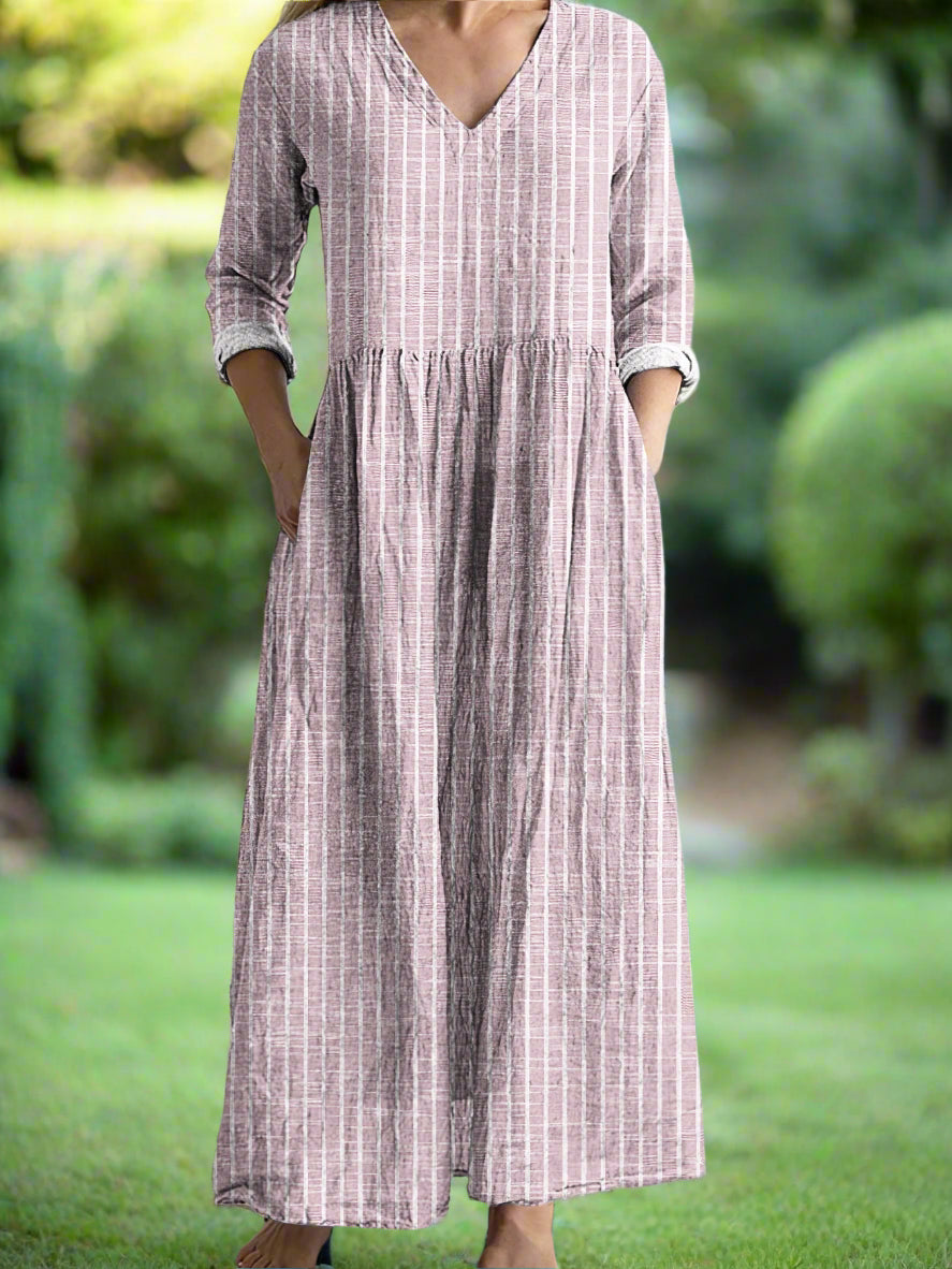 Melora Striped Everyday Dress
