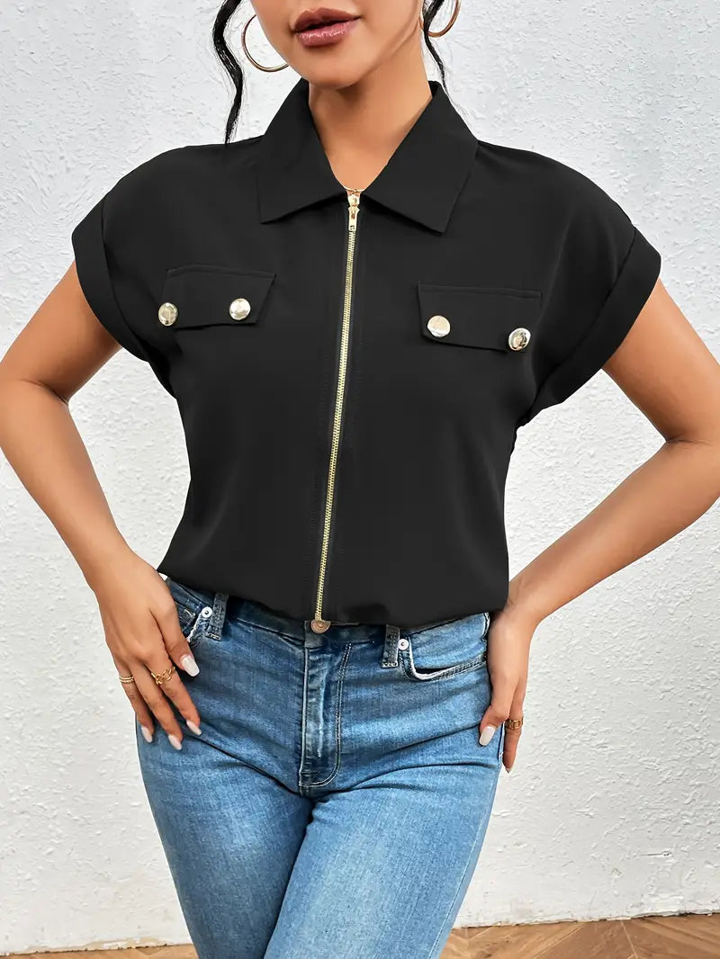Isaline Short Sleeve Blouse