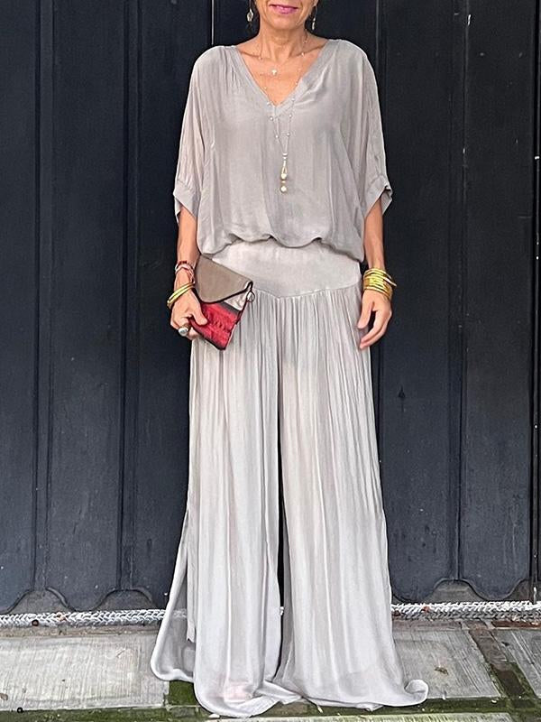 The Elara Chiffon Two-Piece Set
