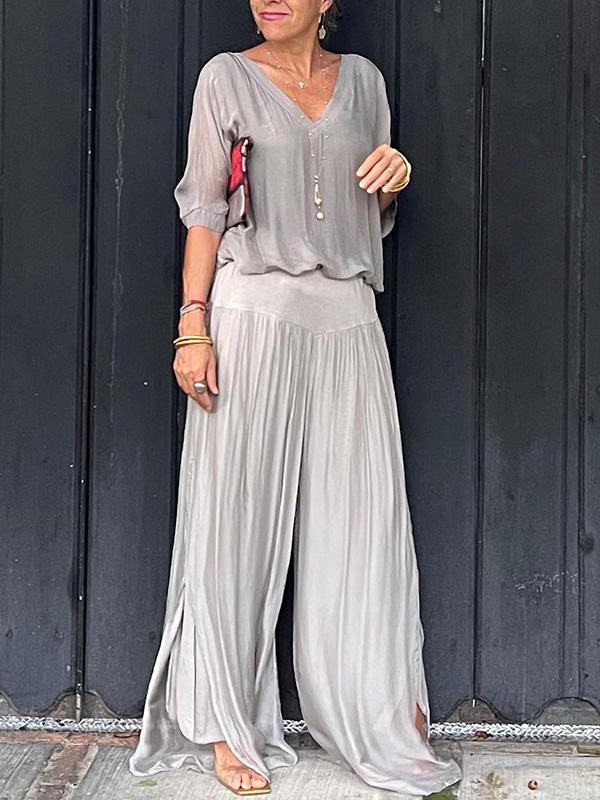 The Elara Chiffon Two-Piece Set