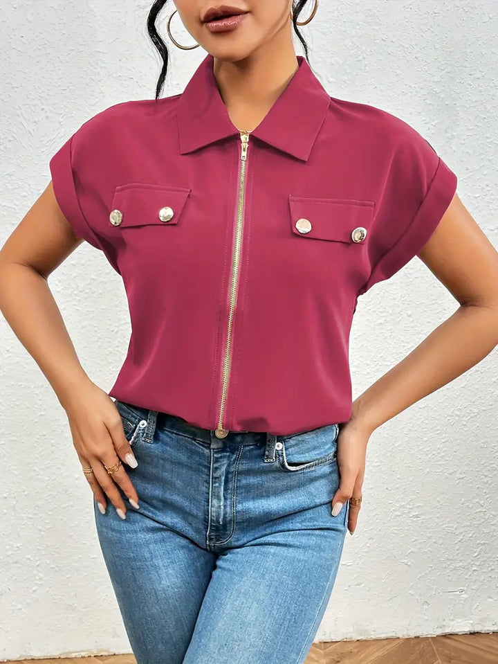 Isaline Short Sleeve Blouse
