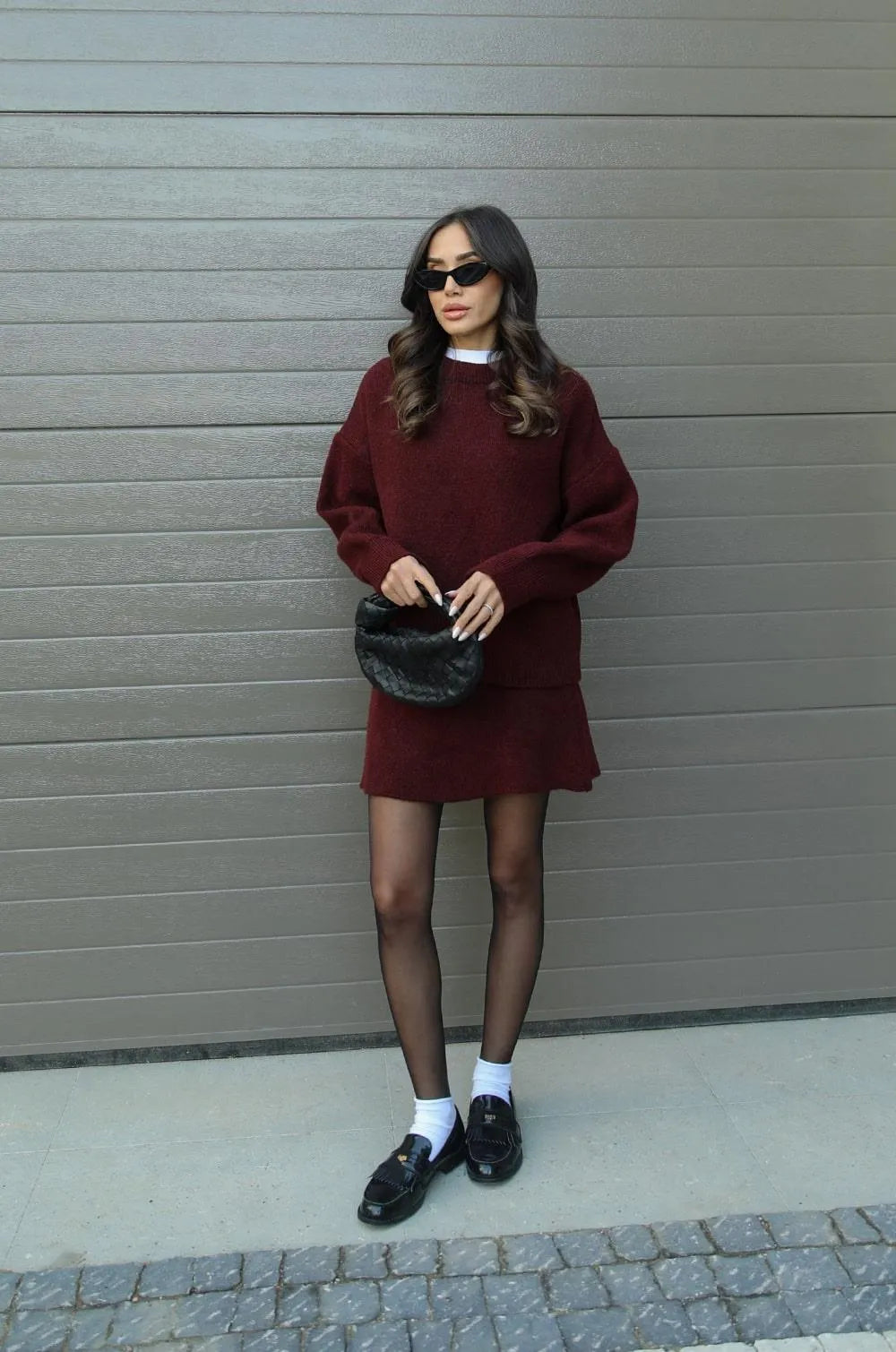 Amara Knit Suit (top + skirt)