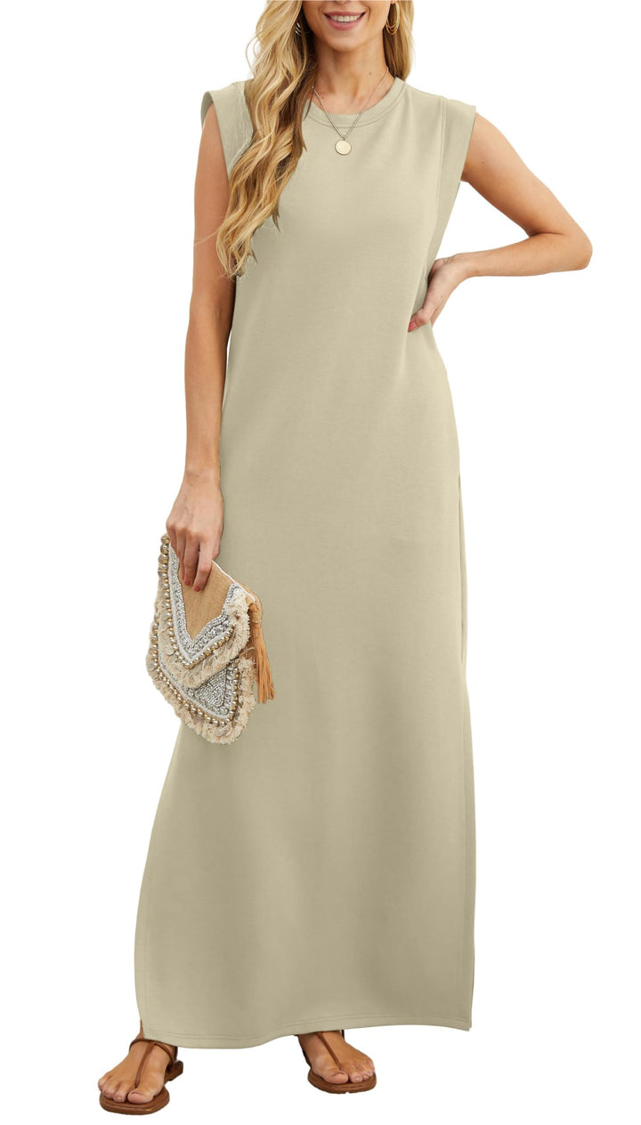 Naomi Relaxed Elegance Wrinkle-Free Maxi Dress