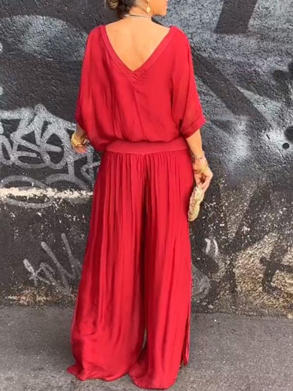 The Elara Chiffon Two-Piece Set
