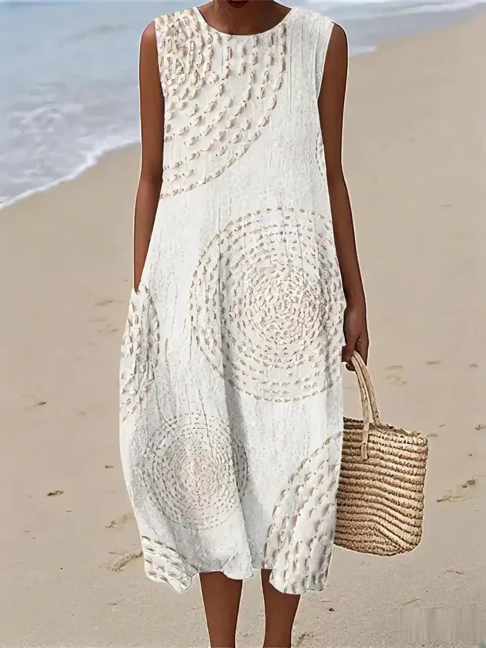 Talina Sleeveless Printed Dress