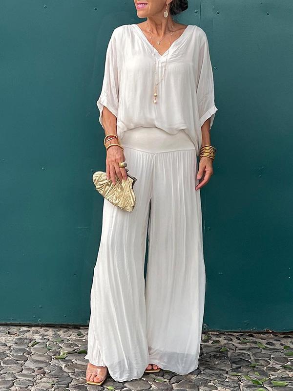The Elara Chiffon Two-Piece Set