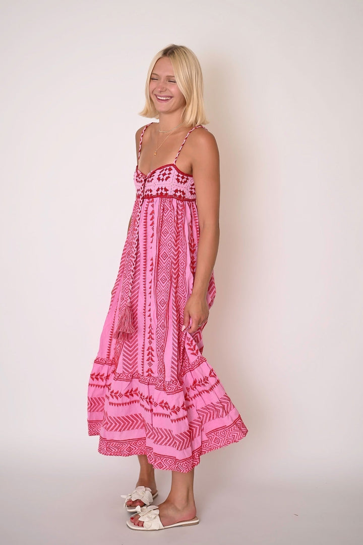 Zayana Bohemian Charm Maxi Dress