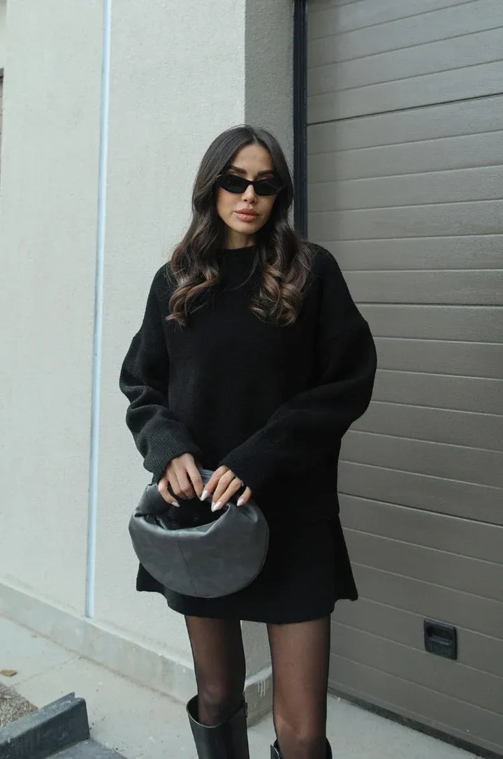 Amara Knit Suit (top + skirt)