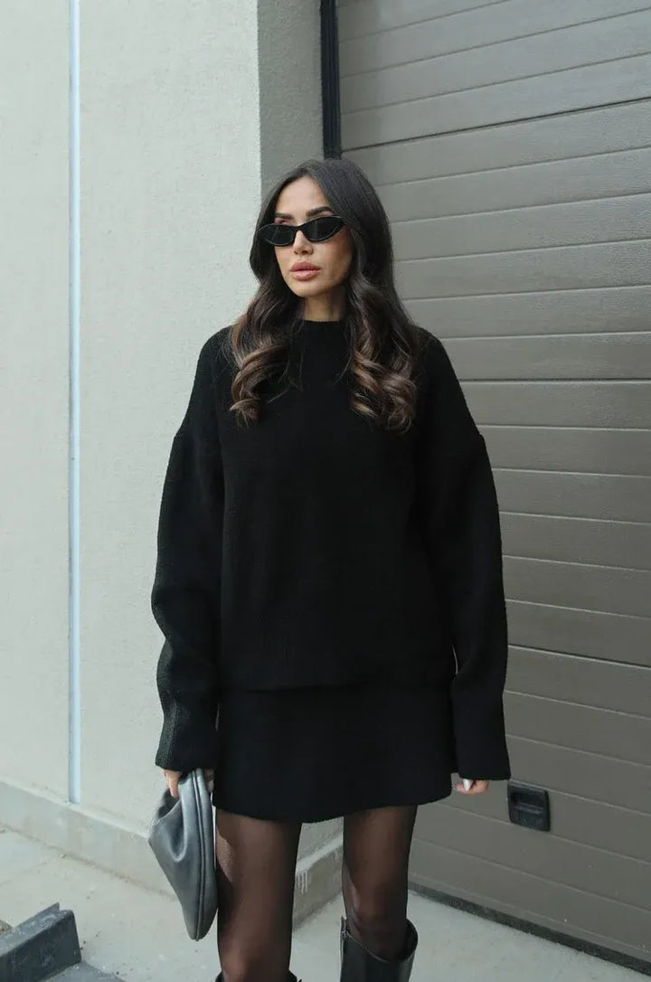 Amara Knit Suit (top + skirt)