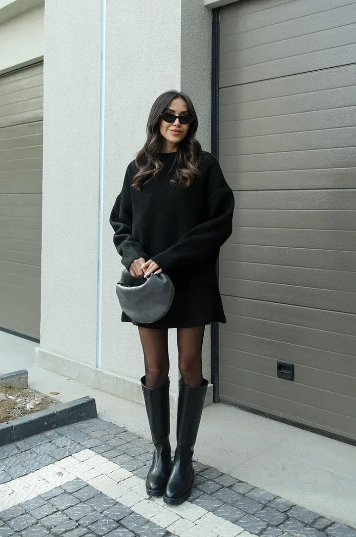 Amara Knit Suit (top + skirt)