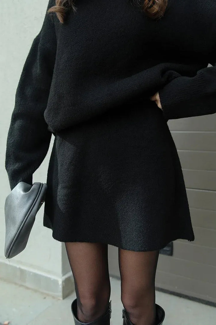 Amara Knit Suit (top + skirt)
